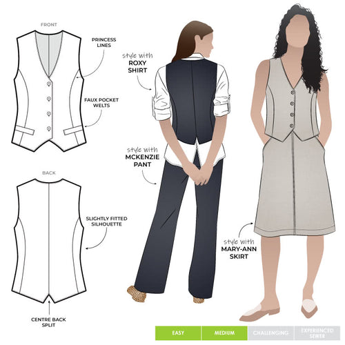 Style Arc Joy Woven Vest