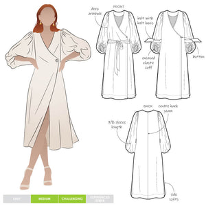 Style Arc Brigid Wrap Dress Dress - sizes 10 to 22