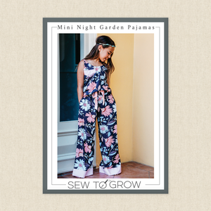 Sew To Grow Patterns - Mini The Night Garden PJ Set
