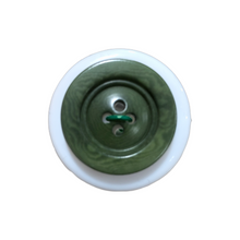 Load image into Gallery viewer, Corozo Nut Button Raised Double Rim, Large