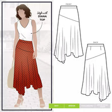 Load image into Gallery viewer, Style Arc Canterbury Skirt - sizes 18 to 30