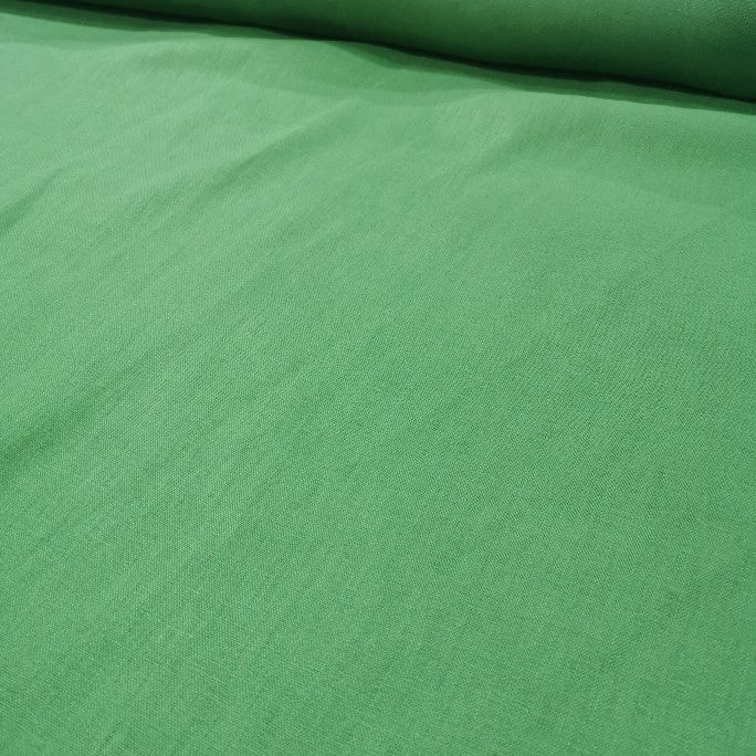 100% Linen, Fern Green - 1/4 metre