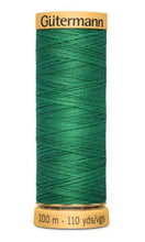 Load image into Gallery viewer, Gütermann Cotton Thread - Greens