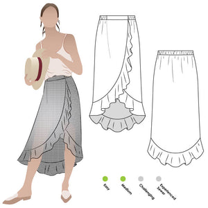 Style Arc Ariel Wrap Skirt - sizes 4 to 16