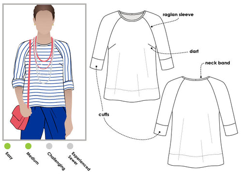 Style Arc Maddison Top - sizes 4 to 16