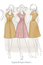 Load image into Gallery viewer, Jennifer Lauren Handmade Sorrel Dress Pattern - Minerva&#39;s Bower