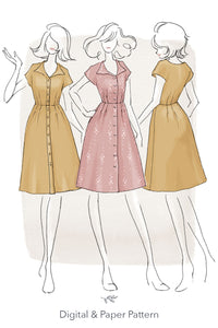 Jennifer Lauren Handmade Sorrel Dress Pattern - Minerva's Bower