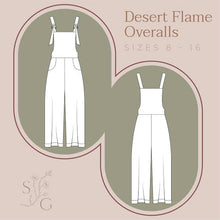 Load image into Gallery viewer, Stitched For Good Desert Flame Overalls