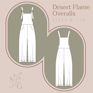 Stitched For Good Desert Flame Overalls
