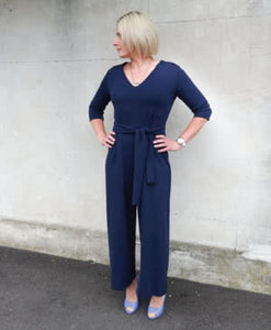 Style Arc Brice Knit Jumpsuit - sizes 18 to 30