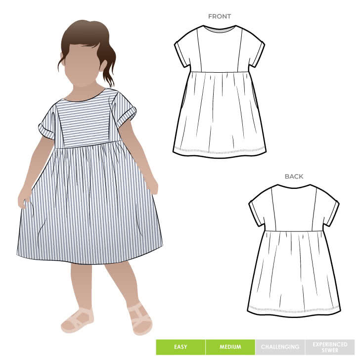 Style Arc Lacey Kids Dress - Sizes 1 to 8