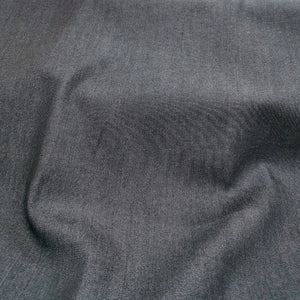 Blue Denim Cotton Rayon Polyester Blend, Fleeced Back Blue - 1/4 metre