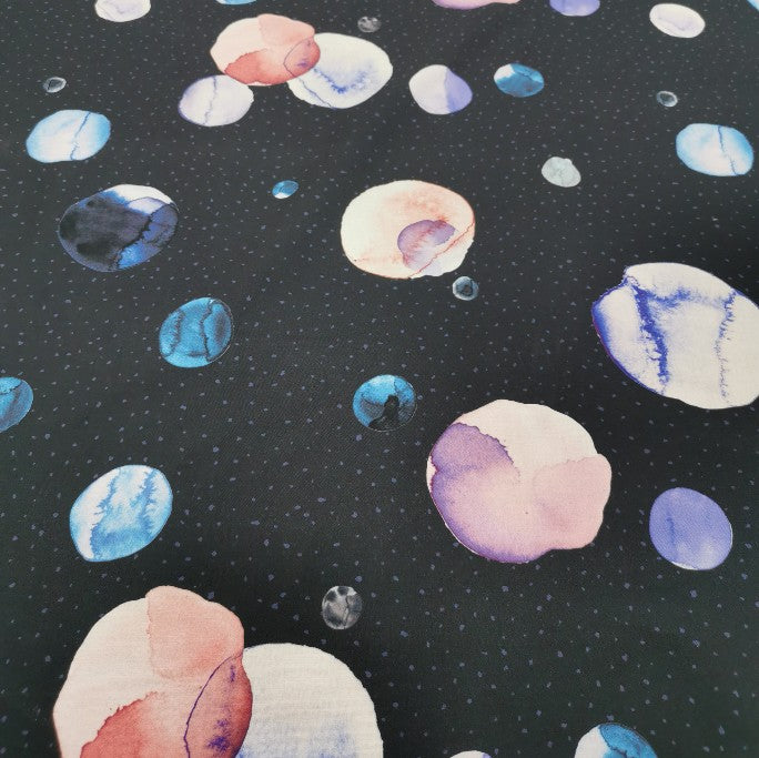 100% Cotton, Watercolour Dots by Ninola - 1/4 metre