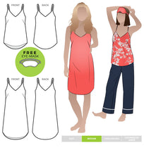 Load image into Gallery viewer, Style Arc Loungewear Camisole or Nightie - sizes 4 to 16
