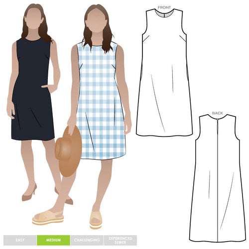 Style Arc Patterns June Sheath Dress - sizes 10 to 22