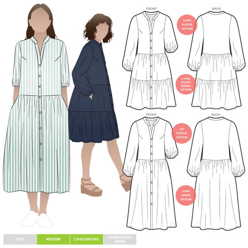 Style Arc Emerson Woven Dress - Sizes 4 to 16