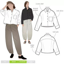 Load image into Gallery viewer, Style Arc Archie Woven Shirt - sizes 10 to 22