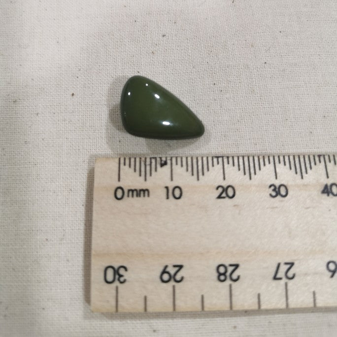 Scalene Button, Olive - Small