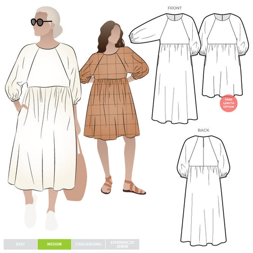 Style Arc Patterns Hope Woven Dress - sizes 4 to 16