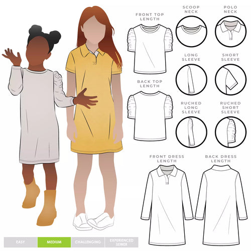 Style Arc Issy Kids Knit Top and Dress - Sizes 2 to 8