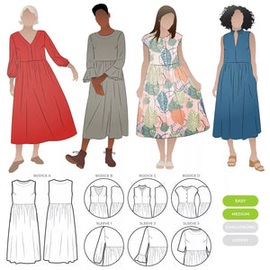 Style Arc Montana Midi Dress Extension Pack - Sizes 10 to 22