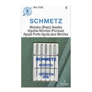 Schmetz Microtex Needles 60/8