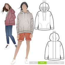 Load image into Gallery viewer, Style Arc Fitzroy Hoodie - sizes 4 to 16