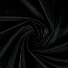 Load image into Gallery viewer, Cotton Velvet, Black - $32 per metre ($8.00 - 1/4 metre)