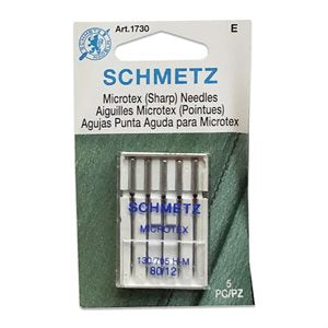 Schmetz Microtex Needles 80/12