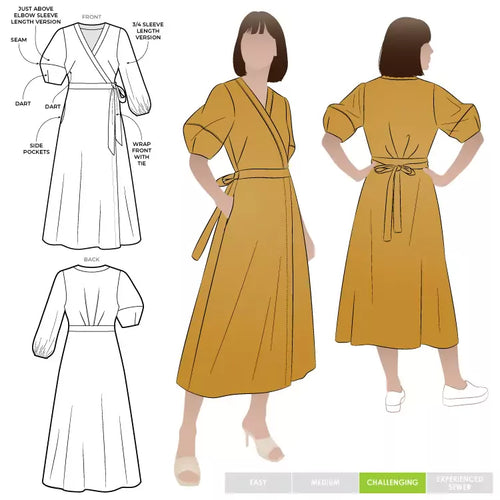 Style Arc Millicent Wrap Dress