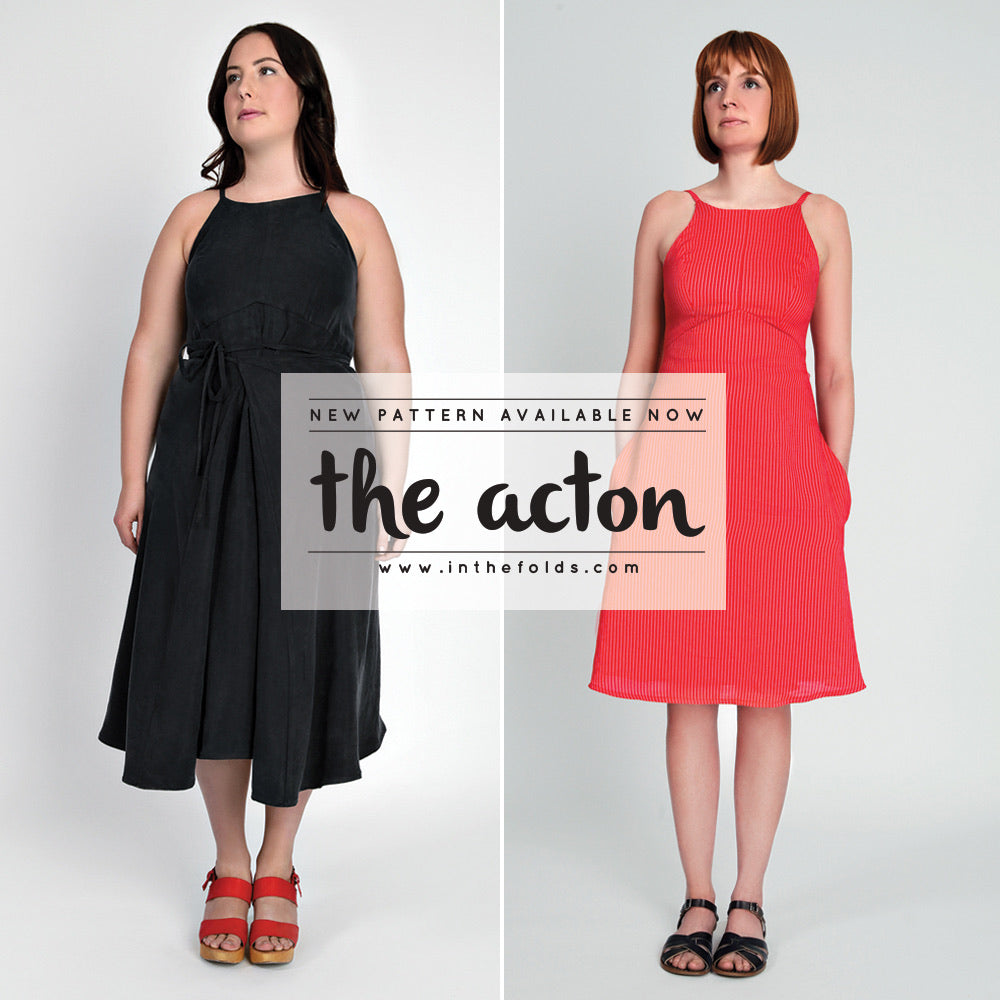 In The Folds Patterns - The Acton Dress