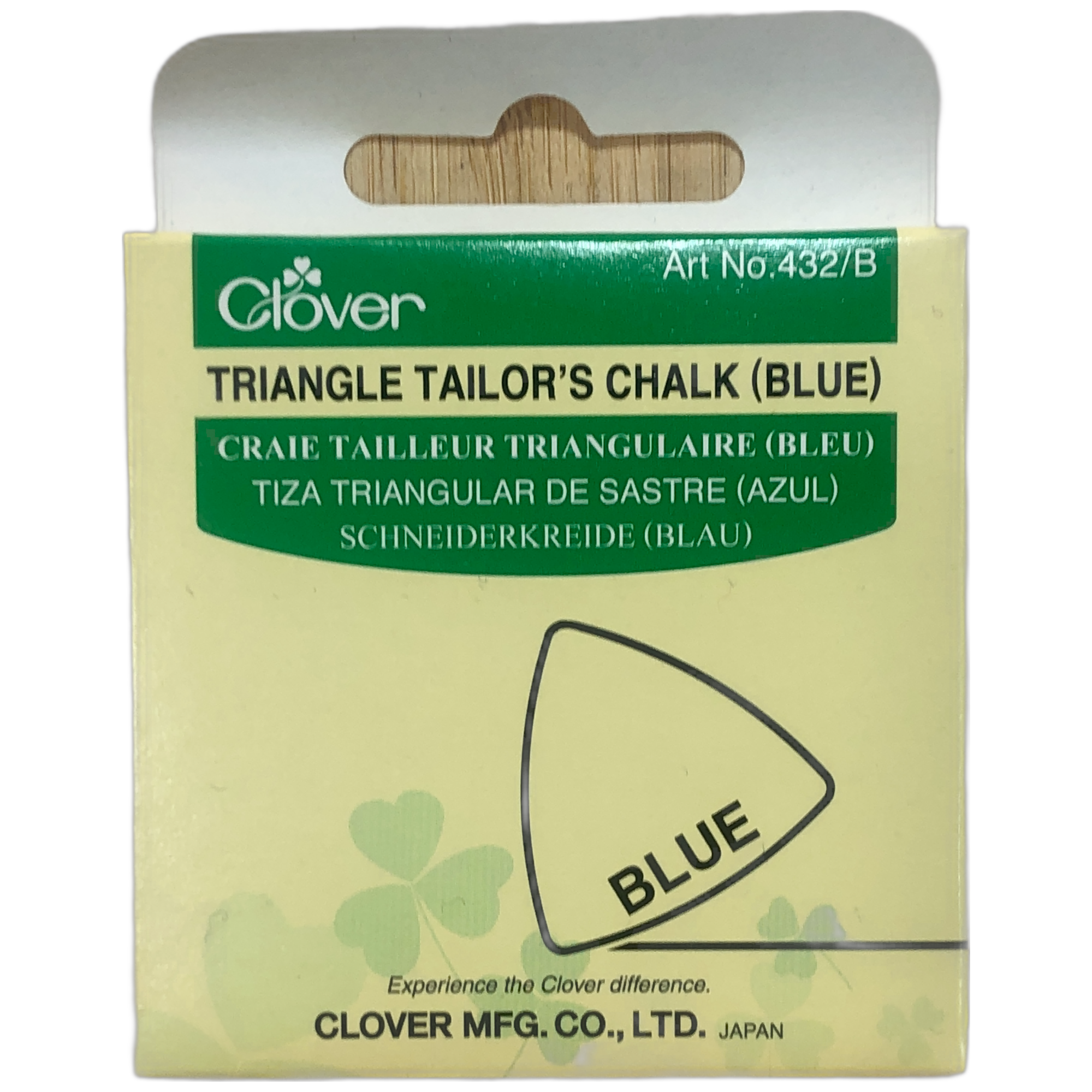 Clover Triangle Tailor's Chalk (Blue)