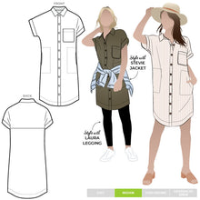 Load image into Gallery viewer, Style Arc Max Tunic Dress - sizes 4 to 16