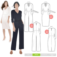 Load image into Gallery viewer, Style Arc Brice Knit Jumpsuit - sizes 18 to 30