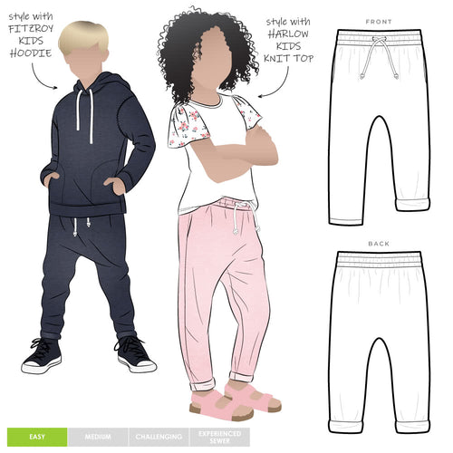 Style Arc Toby Kids Knit Track - Sizes 2 to 8