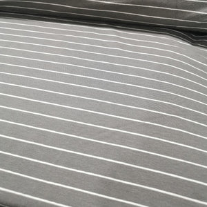 Art Gallery Jersey, Striped Sleek Graphite - 1/4 metre