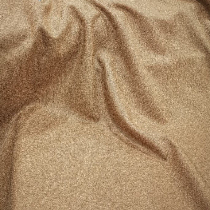 Wool Viscose, Camel - 1/4 metre