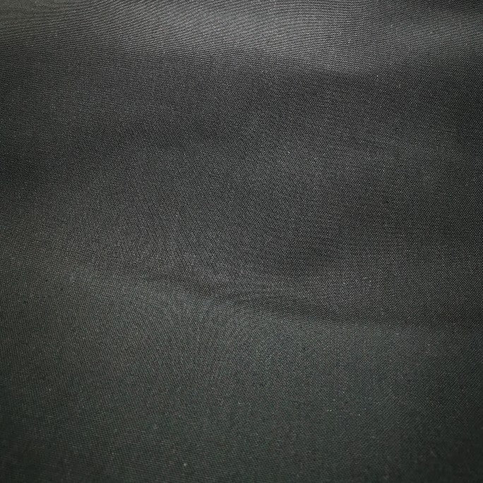 100% Cotton Canvas, Black OEKO certified - 1/4 metre