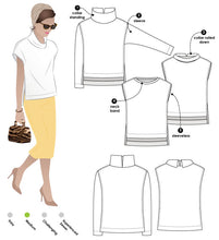 Load image into Gallery viewer, Style Arc Esme Designer Knit Top - sizes 4 to 16
