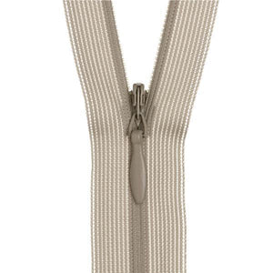 40cm Invisible zip in smoke grey for sale at Minerva's Bower