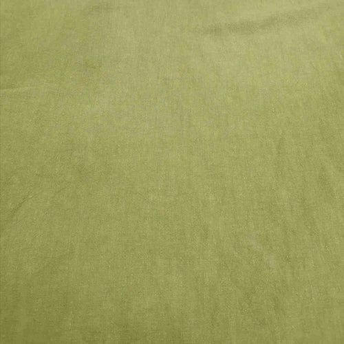 Flat lay of 100% Linen antique wash in Jungle, for sale at Minerva's Bower