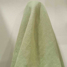 Load image into Gallery viewer, Drape of  100% Linen, pistachio, for sale at Minerva&#39;s Bower