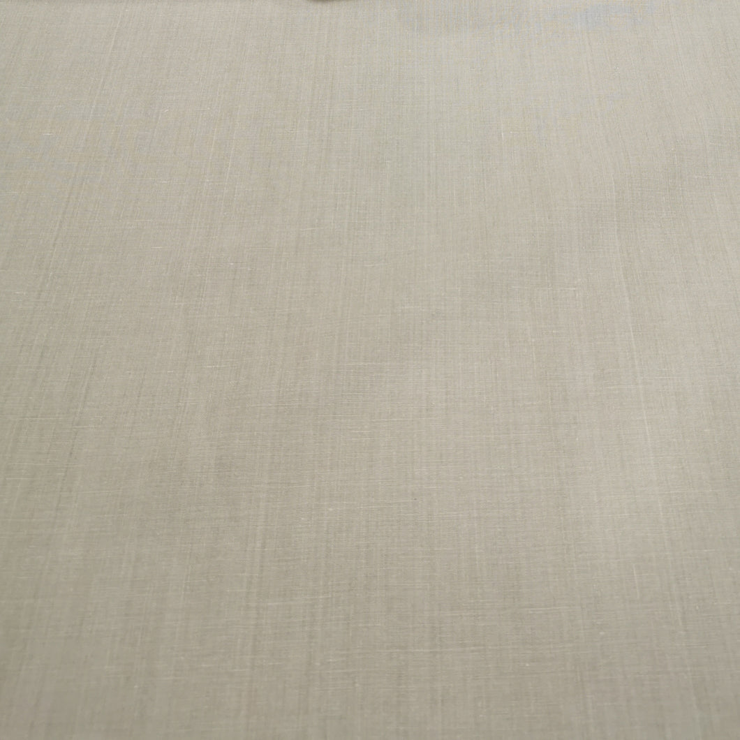 Flat lay of  100% Yarn Dyed Linen, Semolina, for sale at Minerva's Bower