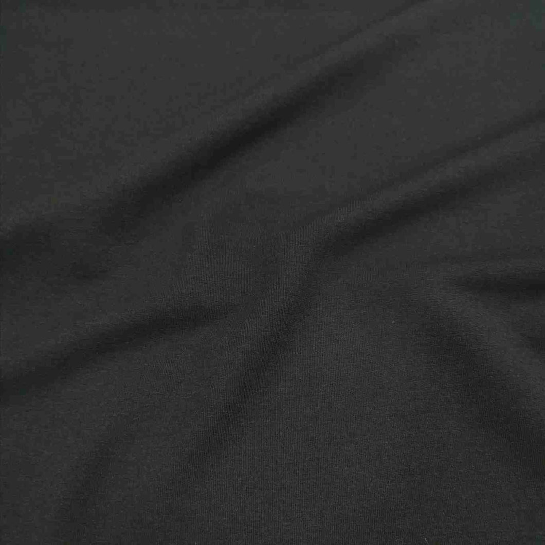 Olympia Heavyweight Cotton Loop Back, Black, for sale at Minerva's Bower