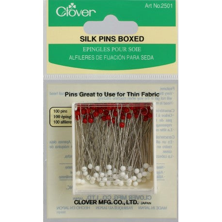 Clover silk pins for sale at Minerva's Bower