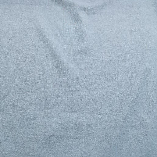 Flat Lay of heavyweight 100% Linen Vintage Washer Finish,Asphalt - for sale at Minerva's Bower