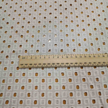 Load image into Gallery viewer, Scale image of 100% Linen Embroidered Cut Out, White for sale at Minerva&#39;s Bower